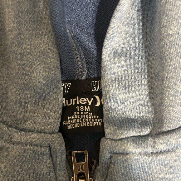 Hurley 18 M zippered light sweater - Picture 2 of 3